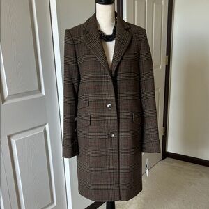 Polo by Ralph Lauren Brown Plaid Blazer